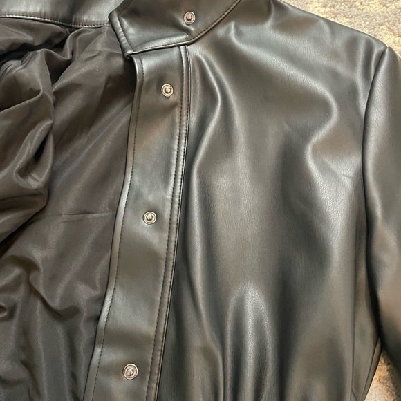 Steve Madden Black Leather Jacket - Picture 9 of 11